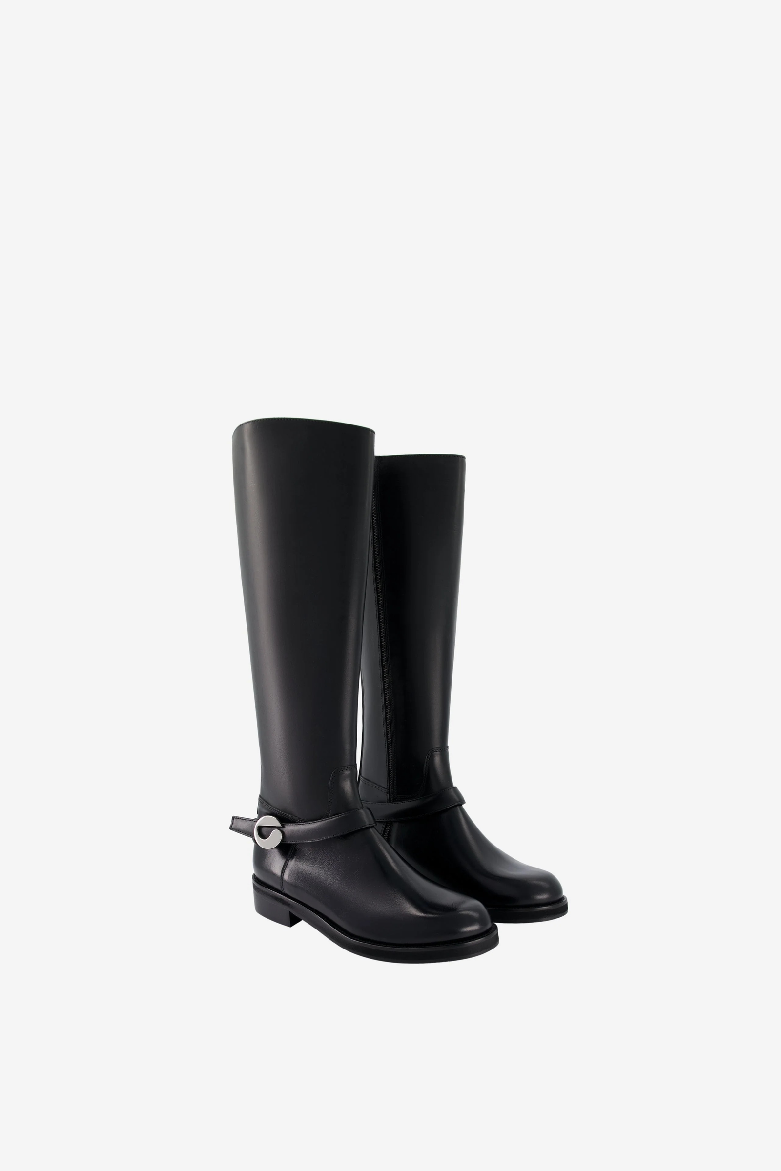 High-Tech Chrome Boots